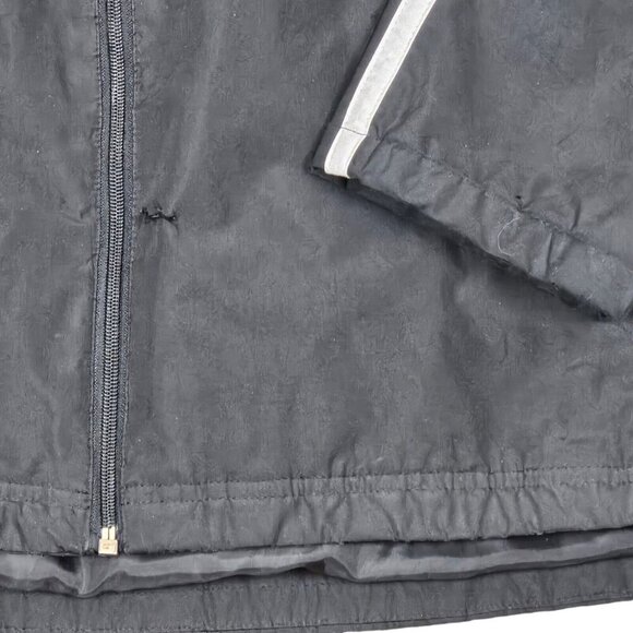 Izod PerformX Black Full Zip Fleece Lined Weatherproof Jacket Coat Size XLarge - Picture 5 of 13